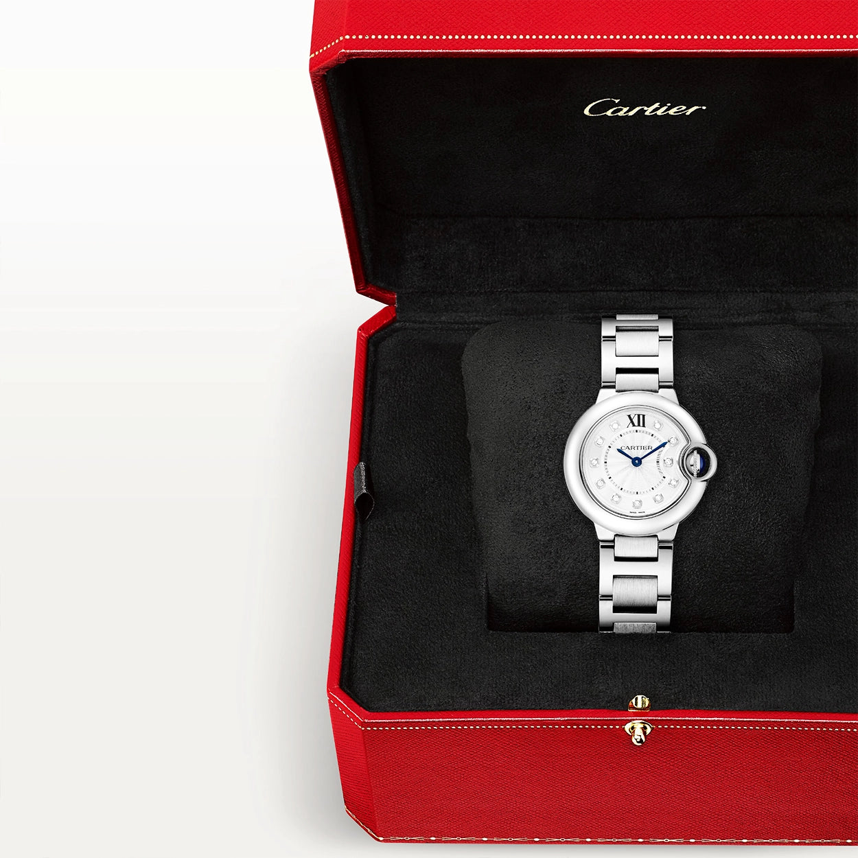 Cartier Ballon Bleu de Cartier 28mm Diamond Dial Ladies Watch - Berry's Jewellers