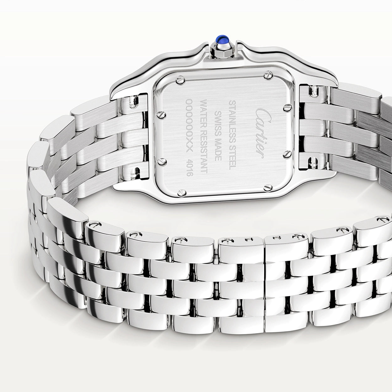 Cartier Panthère de Cartier Medium Steel Diamond Bezel Watch - Berry's Jewellers