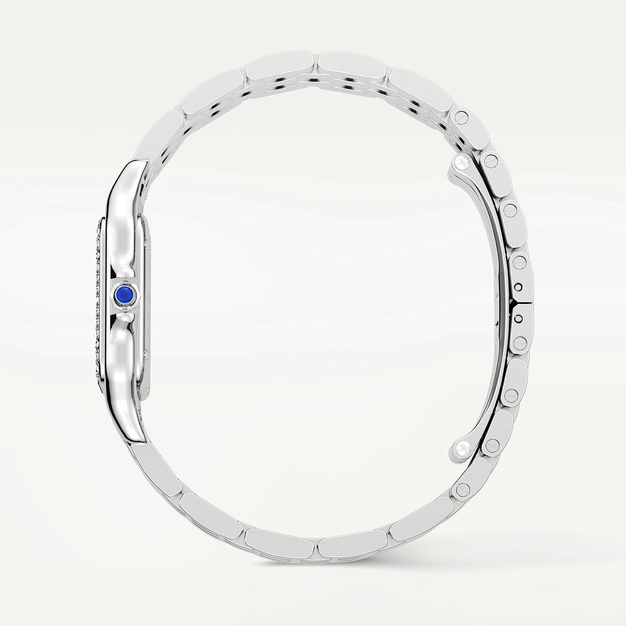 Cartier Panthère de Cartier Medium Steel Diamond Bezel Watch - Berry's Jewellers