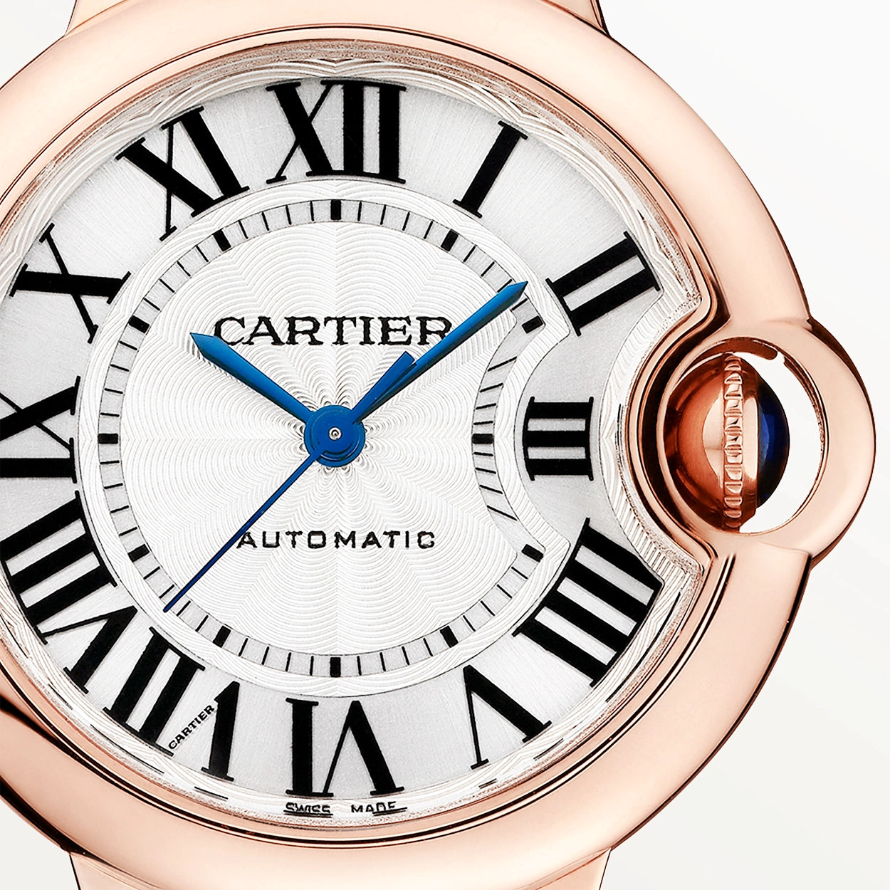 Cartier Ballon Bleu de Cartier 33mm 18ct Pink Gold Strap Watch - Berry's Jewellers