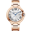 Ballon Bleu de Cartier 18ct Rose Gold 40mm Silver Dial Automatic Bracelet Watch