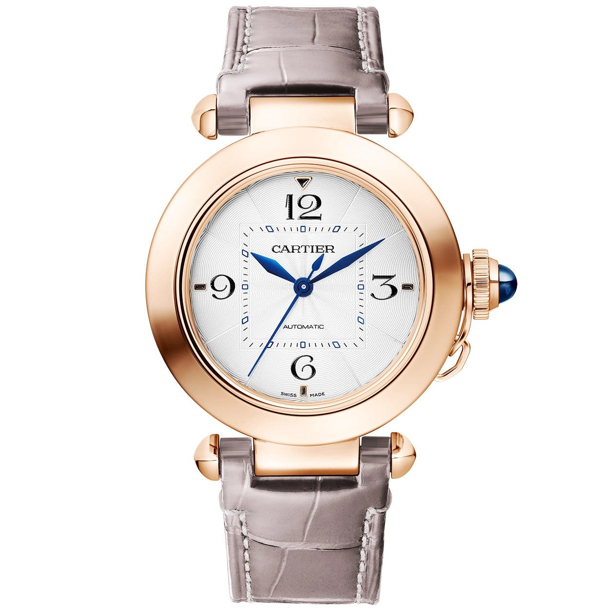 Cartier Pasha de Cartier 35mm 18ct Rose Gold Ladies Strap Watch - Berry's Jewellers