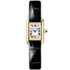 Cartier Tank Louis Cartier 18ct Yellow Gold Mini Model Leather Strap Watch - Berry's Jewellers