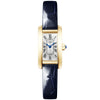 Tank Américaine Mini 18ct Yellow Gold Ladies Strap Watch