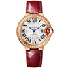 Cartier Ballon Bleu de Cartier 33mm 18ct Rose Gold Diamond Bezel Watch - Berry's Jewellers