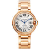 Cartier Ballon Bleu de Cartier 36mm 18ct Rose Gold Diamond Bezel Watch - Berry's Jewellers