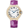 Cartier Ballon Bleu de Cartier 36mm 18ct Rose Gold Diamond Bezel Watch - Berry's Jewellers