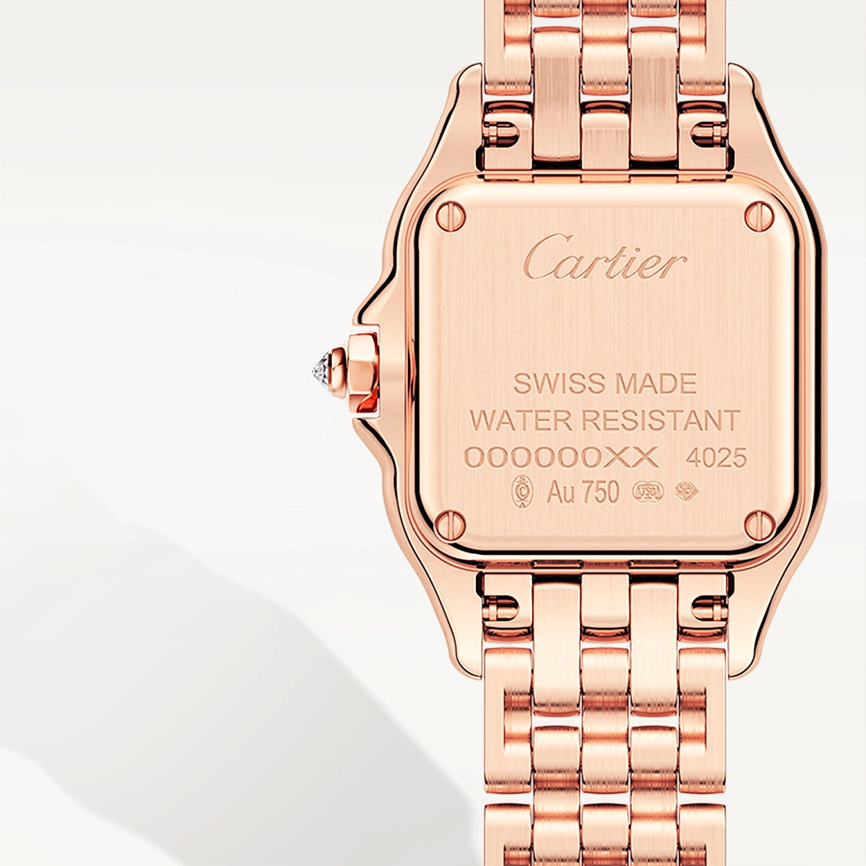 Cartier Panthère de Cartier Small 18ct Rose Gold Diamond Set Watch - Berry's Jewellers