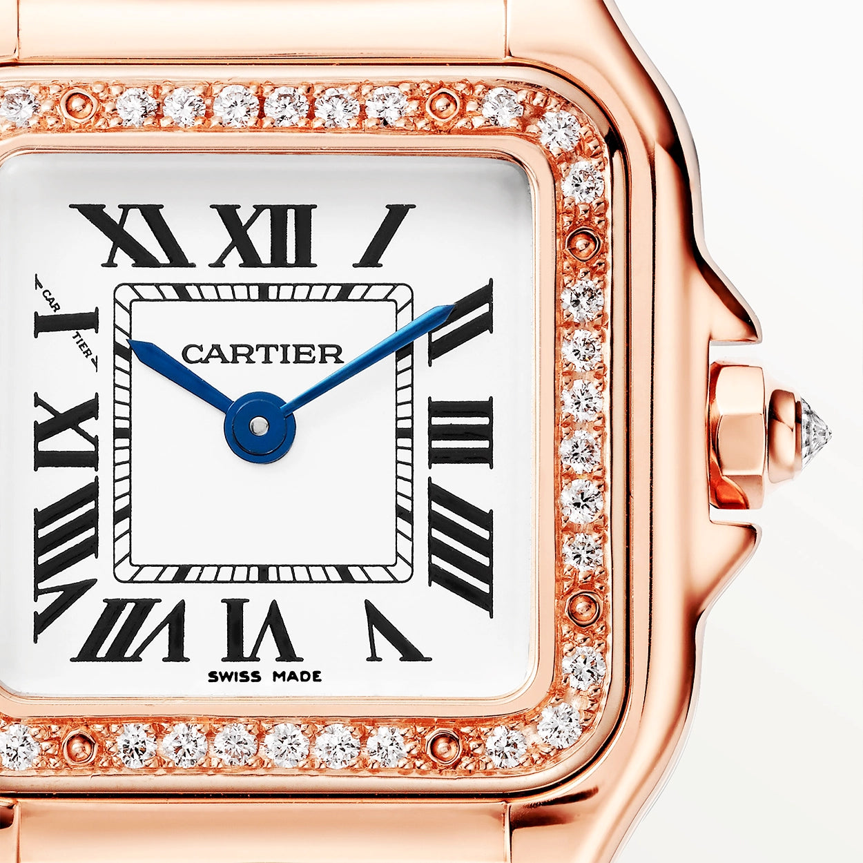 Cartier Panthère de Cartier Small 18ct Rose Gold Diamond Set Ladies Watch - Berry's Jewellers