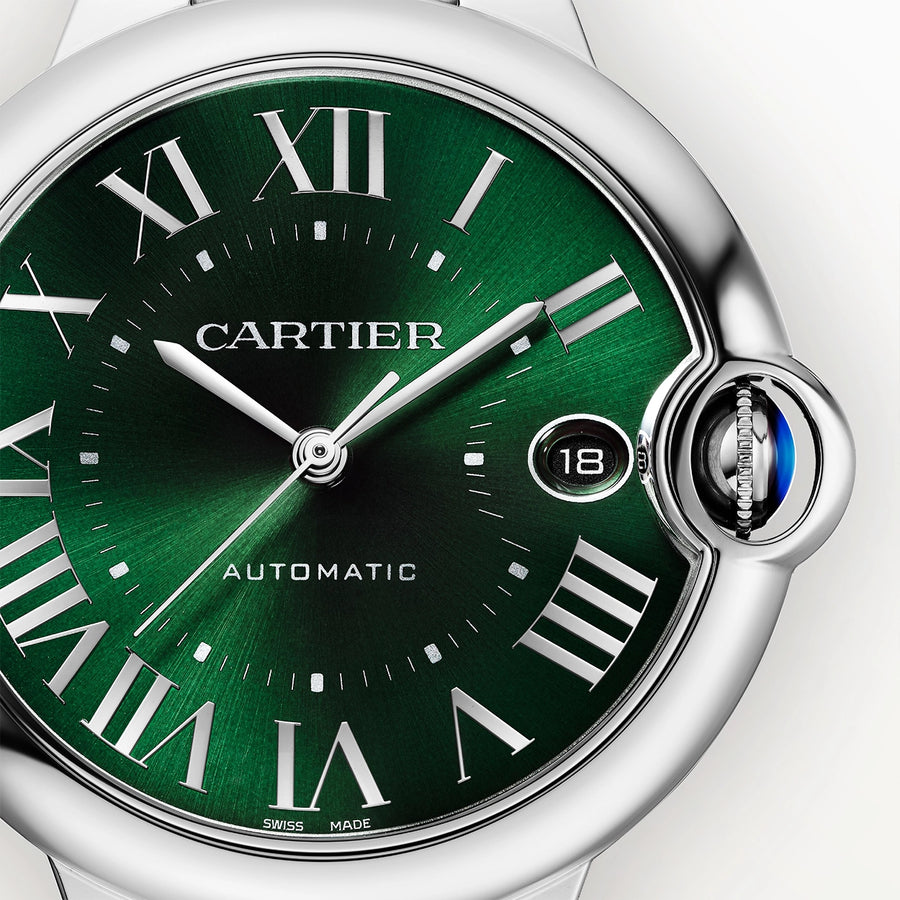 Ballon Bleu de Cartier 40mm Green Sunray Dial Automatic Watch