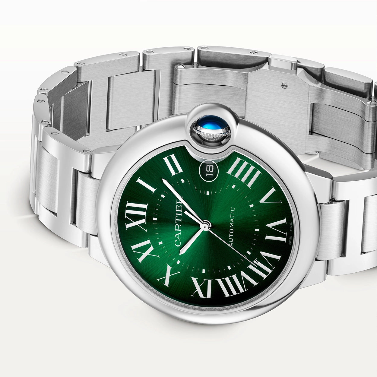 Ballon Bleu de Cartier 40mm Green Sunray Dial Automatic Watch