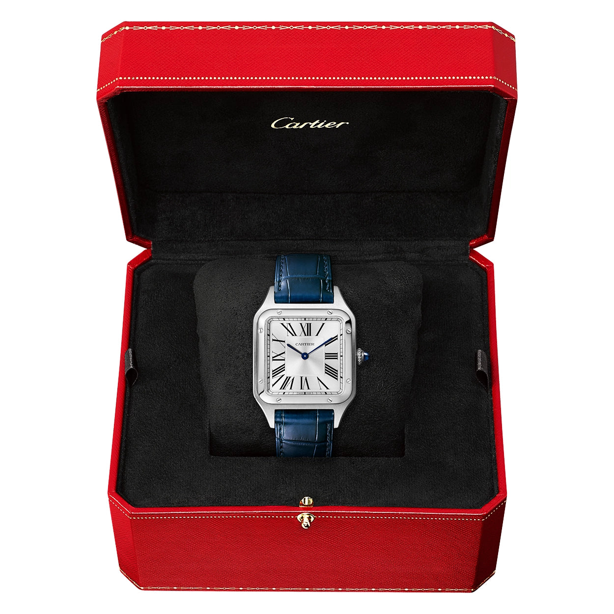 Cartier Santos-Dumont Large Steel Strap Watch - Berry's Jewellers