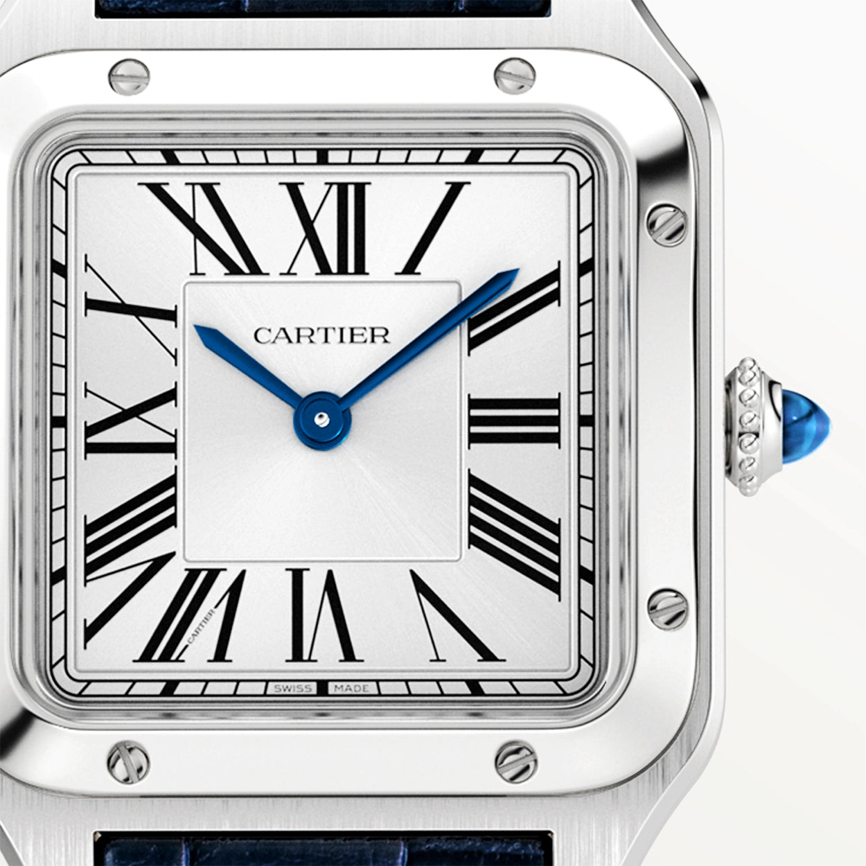 Cartier Santos-Dumont Small Steel Strap Watch - Berry's Jewellers