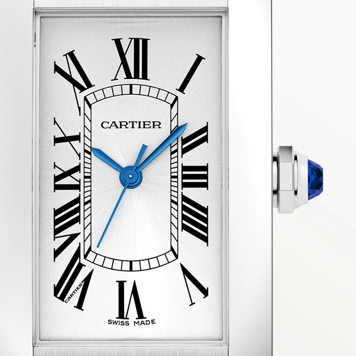 Cartier Tank Américaine Medium Automatic Leather Strap Watch - Berry's Jewellers