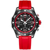 Endurance Pro 38mm Breitlight Black/Red Rubber Strap Watch