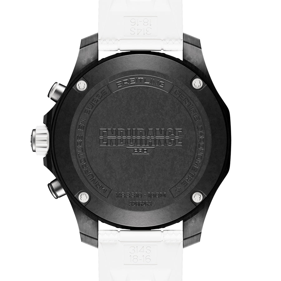 Endurance Pro 38mm Breitlight Black/White Rubber Strap Watch