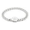 Gucci Sterling Silver Trademark Large Link Bracelet