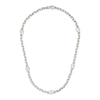 Interlocking G Polished Sterling Silver 50cm Necklace