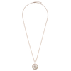 Gucci Interlocking 18ct Rose Gold Mother Of Pearl And Diamond Necklace