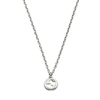 Gucci Interlocking Sterling Silver Necklace