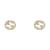 Gucci Gucci Interlocking 18ct Yellow Gold Diamond Stud Earrings - Berry's Jewellers