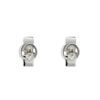 Gucci Interlocking Sterling Silver Wide Hoop Earrings