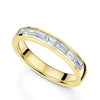 18ct Yellow Gold Baguette Cut Diamond Channel Set Eternity Ring