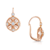 Berry's 18ct Rose Gold Diamond Vintage Style Drop Earrings - Berry's Jewellers