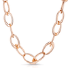 18ct Rose Gold Ellipse Collection Open Link Necklace