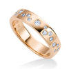 Berry's 18ct Rose Gold Scattered Diamond Dress Ring - Berry's Jewellers