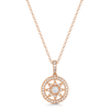 Berry's 18ct Rose Gold Star Motif Diamond Necklace - Berry's Jewellers