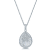 Berry's 18ct White Gold Baguette & Brilliant Cut Diamond Necklace - Berry's Jewellers