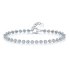 18ct White Gold Brilliant Cut Diamond Bracelet