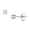 Berry's 18ct White Gold Brilliant Cut Single Stone Diamond Set Earrings - Berry's Jewellers