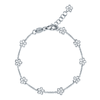 Berry's 18ct White Gold Diamond Fine Daisy Chain Bracelet - Berry's Jewellers