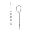 Berry's 18ct White Gold Diamond Five Stone Drop Earrings - Berry's Jewellers