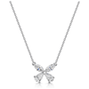 Berry's 18ct White Gold Marquise and Pear Shape Diamond Four Stone Pendant - Berry's Jewellers