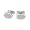 Berry's 18ct White Gold Oval Diamond Set Cufflinks - Berry's Jewellers