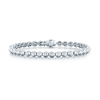 Berry's 18ct White Gold Rub Over Set Diamond Tennis Bracelet - Berry's Jewellers