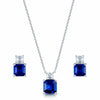 Berry's 18ct White Gold Sapphire & Diamond Jewellery Set - Berry's Jewellers