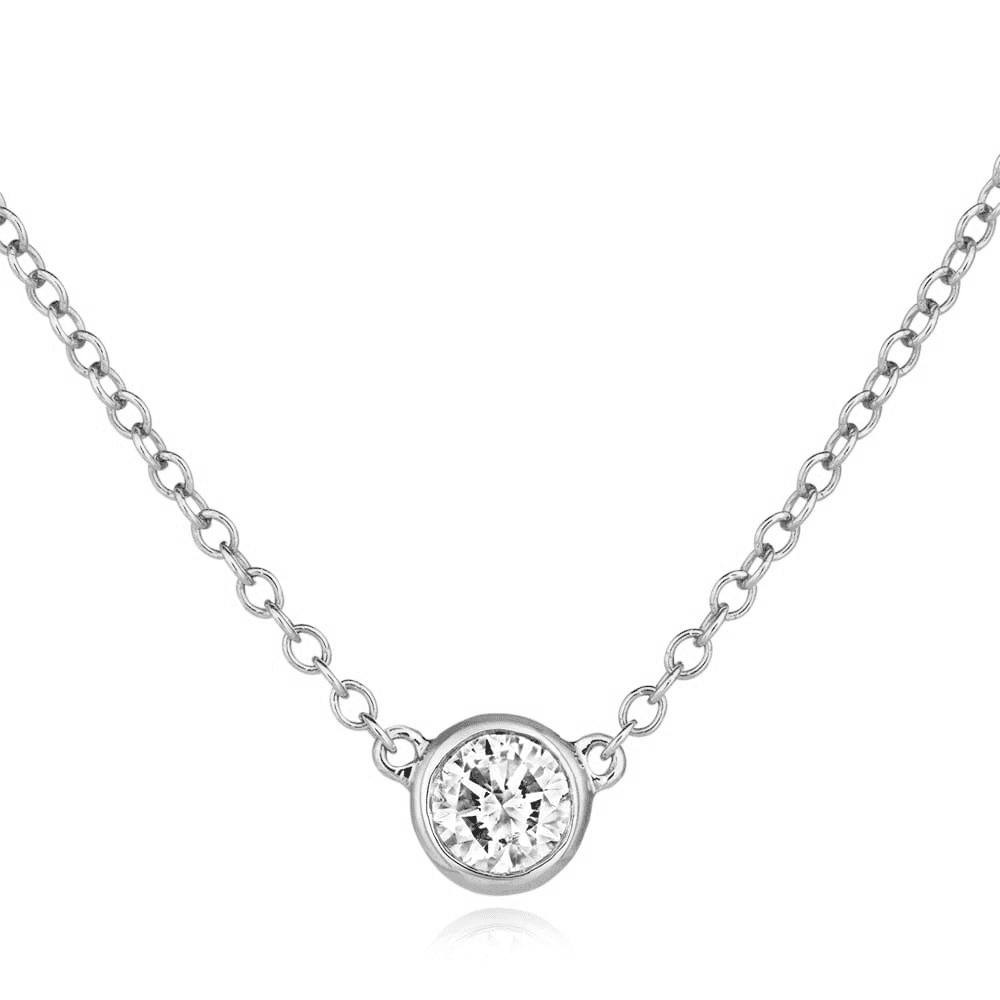 Berry's 18ct White Gold Solitaire Diamond Pendant - Berry's Jewellers