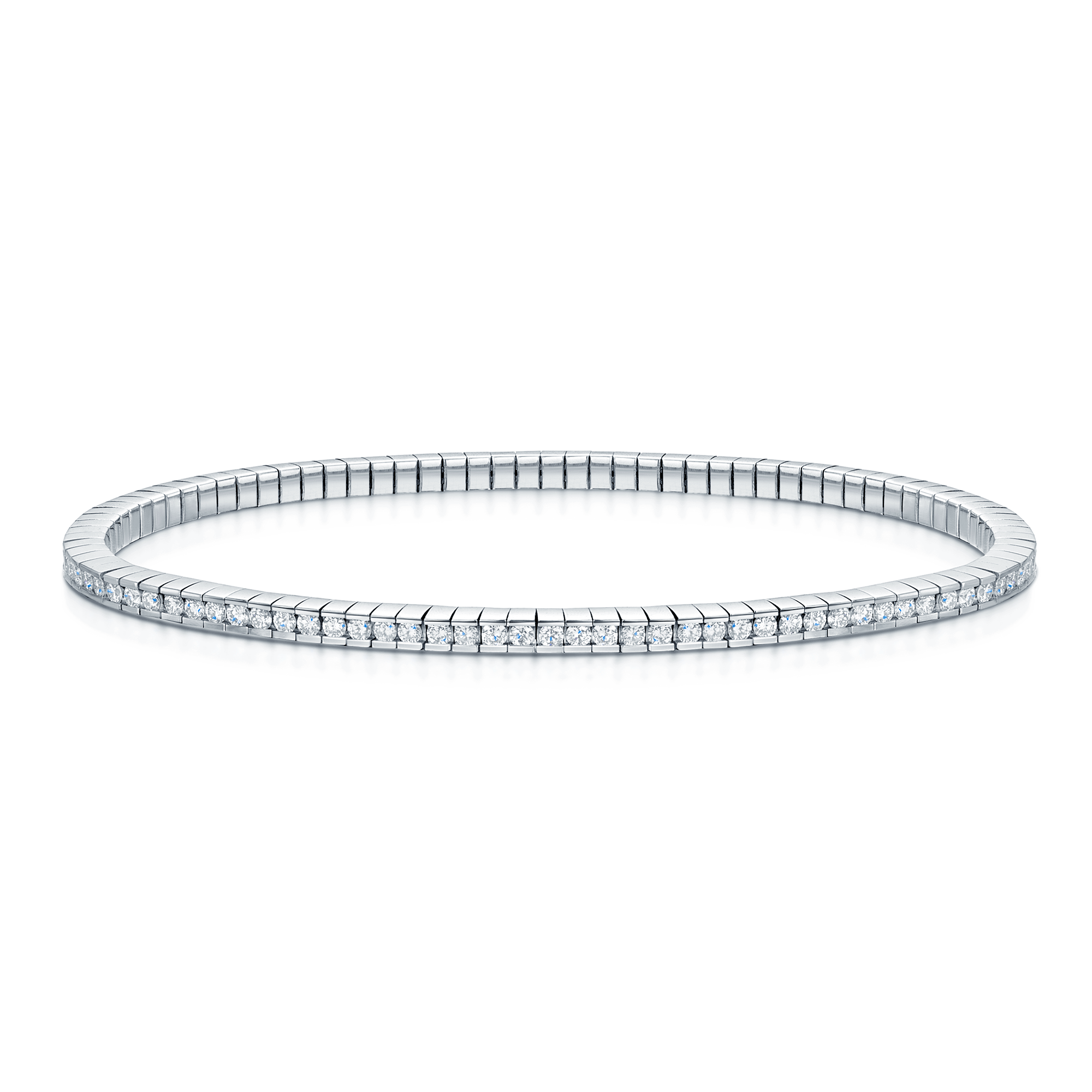 Berry's 18ct White Gold Stretch Diamond Bracelet - Berry's Jewellers