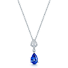 Berry's 18ct White Gold Tanzanite And Diamond Pendant - Berry's Jewellers