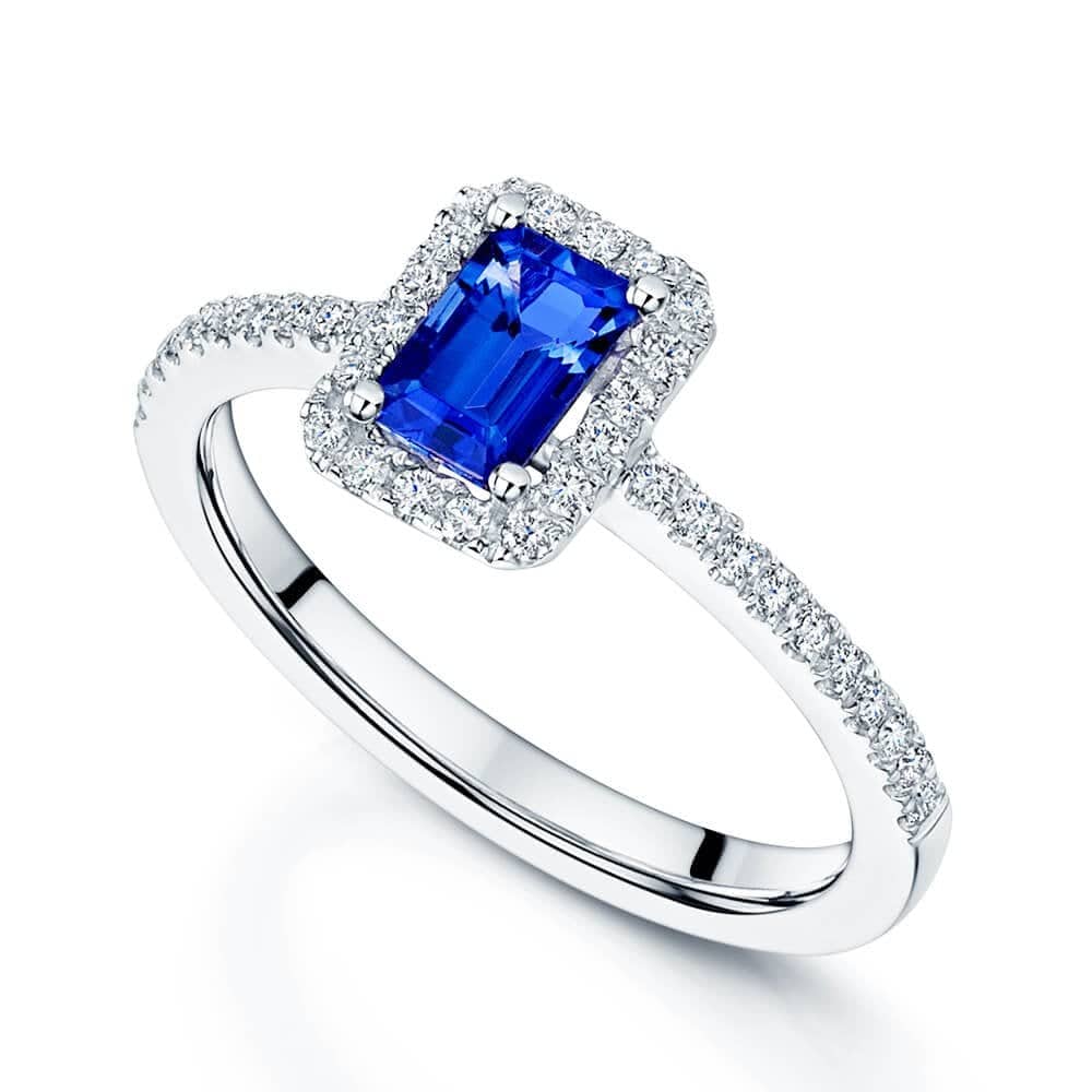 Berry's 18ct White Gold Tanzanite & Diamond Cluster Ring - Berry's Jewellers