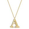 Berry's 18ct Yellow Gold Diamond Initial Pendant & Chain - Berry's Jewellers