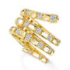 Berry's 18ct Yellow Gold Four Row Diamond Set Ring - Berry's Jewellers