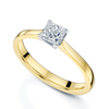 Berry's 18ct Yellow Gold GIA 0.50 Carat Certificated Princess Cut Diamond Solitaire Ring - Berry's Jewellers