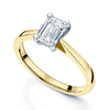 Berry's 18ct Yellow Gold GIA Certificated Emerald Cut Diamond Engagement Ring - Berry's Jewellers