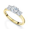 Berry's 18ct Yellow Gold GIA Certificated Round Brilliant Cut Three Stone Diamond Ring - Berry's Jewellers