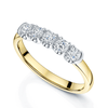 Berry's 18ct Yellow Gold Round Brilliant Cut Diamond 5 Stone Claw Set Half Eternity Ring - Berry's Jewellers